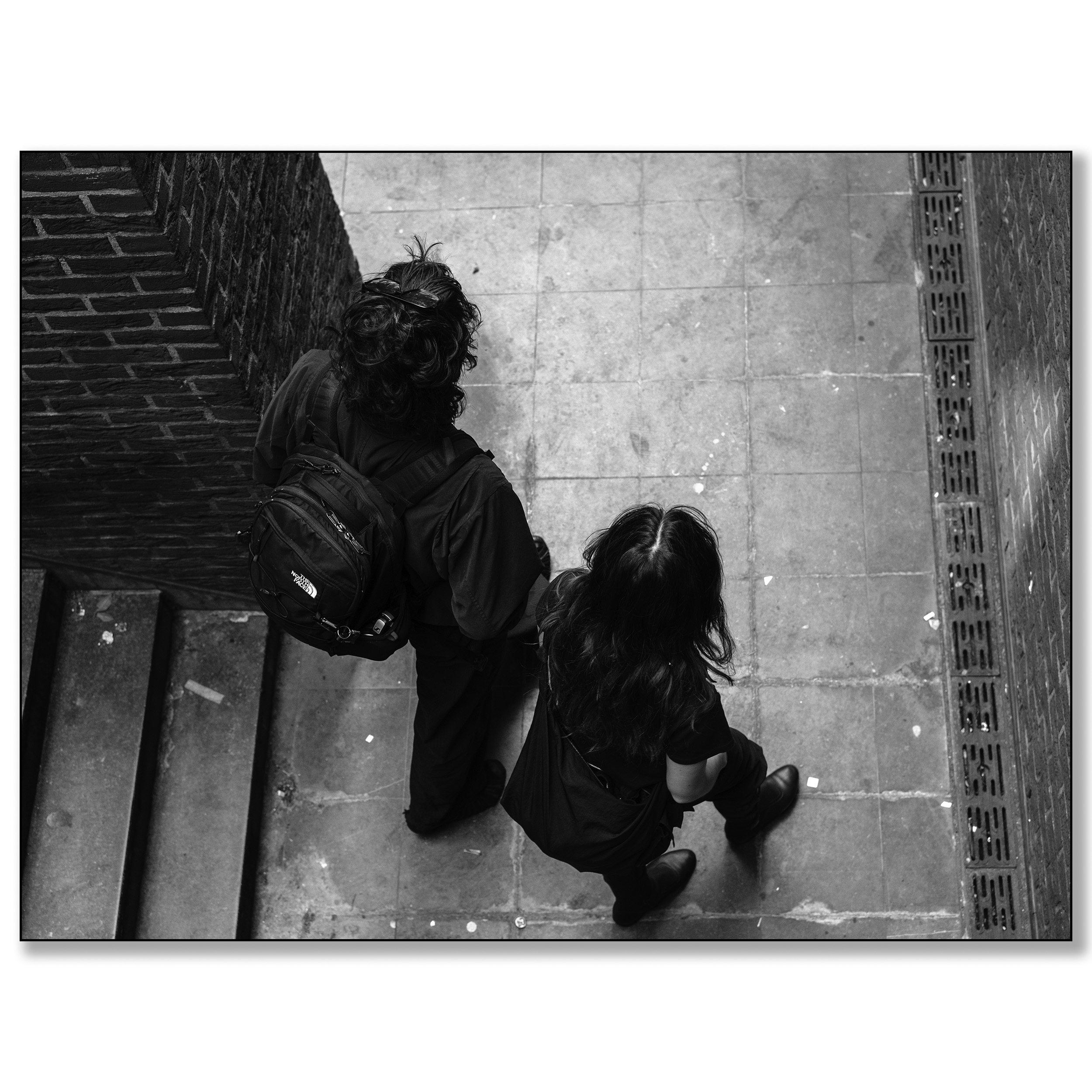 Koppel op trap, Cliostraat Den Haag